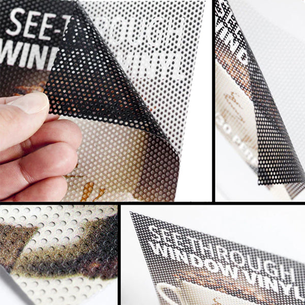 Adhesive Perforated Vinyl Custom Size