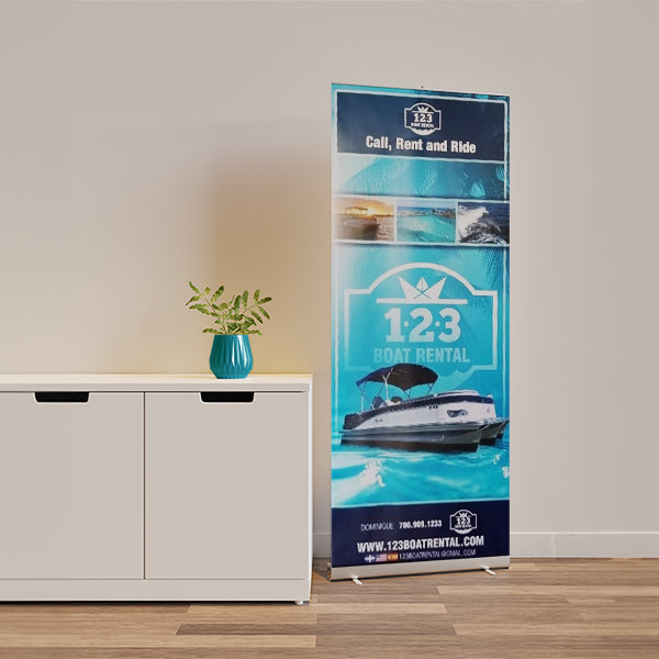 Roll-Up Banner (Economical & Delux Retractable Stands)