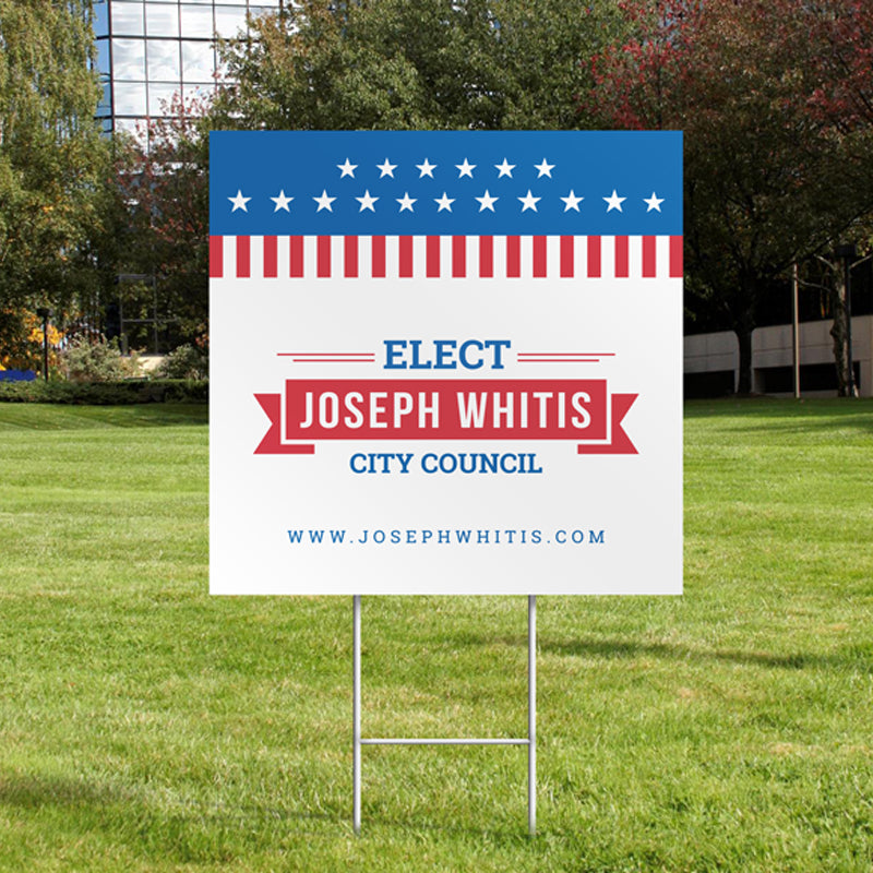 Yard Signs One Print Side